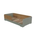 Ver imagem 2 de Cama Infantil Montessoriana Solteiro Mark em MDF Verde/Verti/Louro Freijó Grann