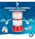 Ver imagem 2 de Filtro de Água Bebedouro Galão 7,5l Escritório Casa Vermelho