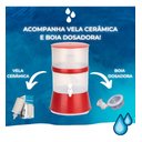 Ver imagem 2 de Filtro de Água Bebedouro Galão 7,5l Escritório Casa Vermelho