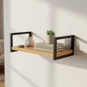 Ver imagem 3 de 3 Prateleiras Suspensas Mdf 30x60cm Estilo Industrial