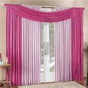 Ver imagem 1 de Cortina Tendência 2,00m X 1,70m para Varão em Malha Sala Quarto - Pink