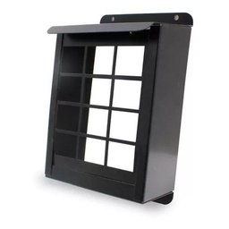 Grade de Proteção Anti Vandalismo Universal para Interfone e Video Porteiro Cor Preto - 1