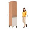 Paneleiro para Cozinha 2 Portas Cecília 203cm - 6