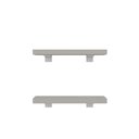 Ver imagem 2 de Kit de Prateleiras Elan 300x100x25 com Suporte Organização Decoração