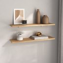 Ver imagem 1 de Kit de Prateleiras Elan 600x150x15 com Suporte Organização Decoração