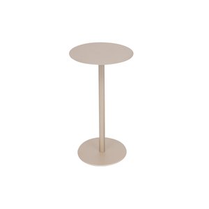 Mesa Lateral Apoio Redonda Estilo Industrial Wing Baixa