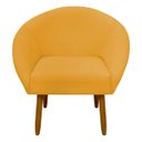 Ver imagem 5 de Kit 2 Poltronas Decorativa para Sala Recepção Manicure Consultório Stella Suede