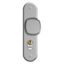 Ver imagem 7 de Kit com 2 Fechaduras Externa Stilo Bola Espelho Aço 40mm Mgm