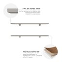 Ver imagem 6 de Kit de Prateleiras Elan 600x150x15 com Suporte Organização Decoração