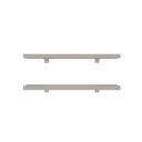 Ver imagem 2 de Kit de Prateleiras Elan 600x150x25 com Suporte Organização Decoração