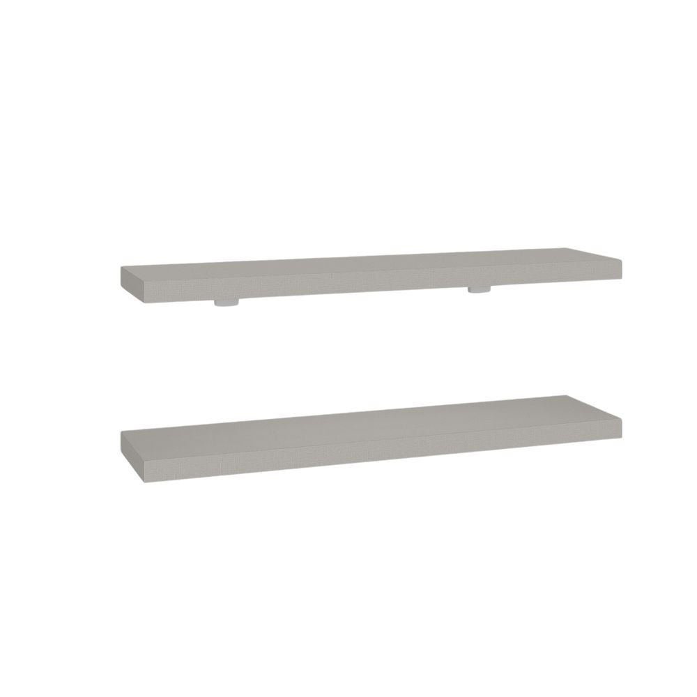 Kit de Prateleiras Elan 600x150x25 com Suporte Organização Decoração - 3