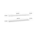 Ver imagem 4 de Kit de Prateleiras Elan 800x150x15 com Suporte Organização Decoração