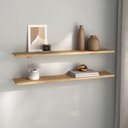 Ver imagem 1 de Kit de Prateleiras Elan 800x150x15 com Suporte Organização Decoração