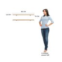 Ver mais imagens de Kit de Prateleiras Elan 800x150x15 com Suporte Organização Decoração