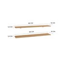 Ver imagem 4 de Kit de Prateleiras Elan 800x150x15 com Suporte Organização Decoração