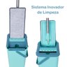 Flat Mop com Balde Rodo Lava e Seca Limpeza Casa com Refil - 6