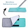 Flat Mop com Balde Rodo Lava e Seca Limpeza Casa com Refil - 8