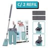 Flat Mop com Balde Rodo Lava e Seca Limpeza Casa com Refil - 5