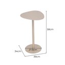 Ver imagem 6 de Mesa Lateral Wing Baixa Organica 39x34cm Decoração Moderna