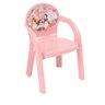 Cadeira Infantil Princesas Disney Rosapoltrona Decorada Menina Cadeirinha Estudo Didatica Festa - 1
