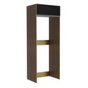 Ver imagem 1 de Porta Geladeira Glamy 1 Porta Basculante Rustic Preto