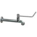 Ver imagem 1 de 3159 - Torneira Clínica Hospitalar Metal Cromado Reta 21cm para Parede Alavanca Cotovelo