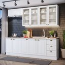 Ver imagem 1 de Cozinha Compacta Com Balcão Para Cooktop 6 Peças Amy Casa 812