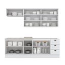 Ver imagem 3 de Cozinha Compacta Com Balcão Para Cooktop 6 Peças Amy Casa 812