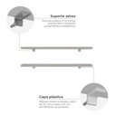 Ver imagem 7 de Kit de Prateleiras Elan 800x150x25 com Suporte Organização Decoração