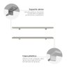Kit de Prateleiras Elan 800x150x25 com Suporte Organização Decoração - 7