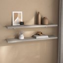 Ver imagem 1 de Kit de Prateleiras Elan 800x150x25 com Suporte Organização Decoração