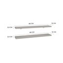 Ver imagem 4 de Kit de Prateleiras Elan 800x150x25 com Suporte Organização Decoração