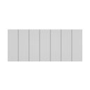 Ver imagem 3 de Cabeceira Modulada Painel para Cama Box Casal 140cm 7 Módulos Liora Branco