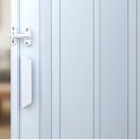 Ver imagem 4 de Kit com 2 Portas Sanfonada de PVC 210x105cm Bariri Cinza/Gelo