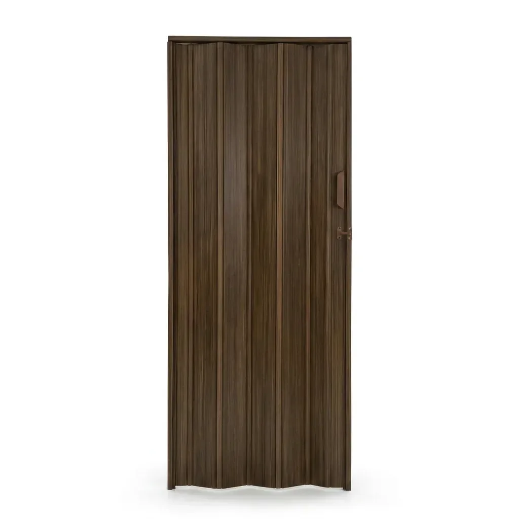 Ver imagem 2 de Kit com 6 Portas Sanfonada de PVC 210x105cm Bariri Bege/Imbuia