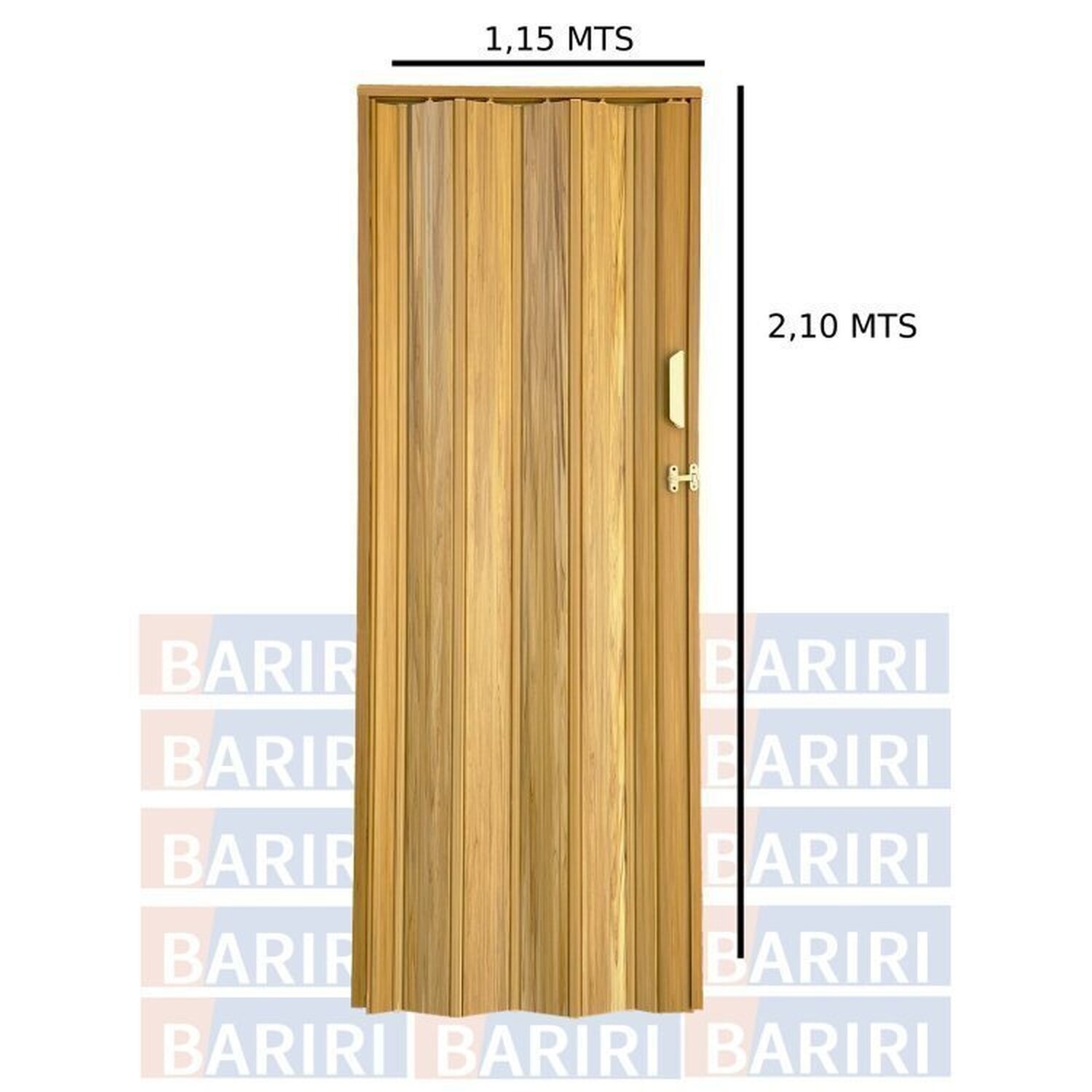 Kit com 2 Portas Sanfonada de Pvc 210x105cm Bariri - 5