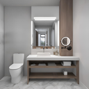 Ver imagem 4 de Espelho Redondo Black E6605 Ef-l-8 com Luz Italy Line