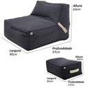 Ver imagem 2 de Puff e Apoio Flutuante Levv Outdoor Good Pufes Impermeável para Piscina Jardim Área Externa - Cinza