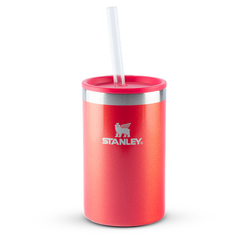 Can Cooler Stanley com Canudo Porta Lata Termico 296ml - Apple Shimmer