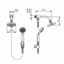 Ver imagem 3 de Chuveiro com Desviador e Ducha Celite Basic Cr B5027c7crb