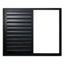 Ver mais imagens de Janela Veneziana de Alumínio 3 Folhas Móveis 100x120cm Linha 25