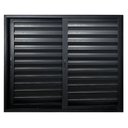 Ver imagem 4 de Janela Veneziana de Alumínio 3 Folhas Móveis 100x120cm Linha 25