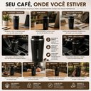 Ver imagem 2 de Copo Térmico de Café 510ml Aço Inox com Tampa Antivazamento para Viagem Carro Utimix