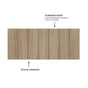 Ver imagem 2 de Cabeceira Modulada Painel para Cama Box Casal 140cm 7 Módulos Liora Marrom