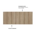 Ver imagem 2 de Cabeceira Modulada Painel para Cama Box Casal 140cm 7 Módulos Liora