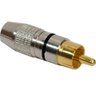 Plug Rca Profissional Metal Pgrc0012 Preto Storm - 2