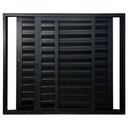 Ver imagem 5 de Janela Veneziana de Alumínio 3 Folhas Móveis 100x150cm Linha 25 Preto Esquadrias Bergamo