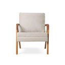 Ver imagem 6 de Kit 2 Poltronas Mona Braço de Madeira Decorativa