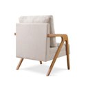 Ver mais imagens de Kit 2 Poltronas Mona Braço de Madeira Decorativa