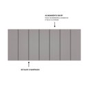 Ver imagem 2 de Cabeceira Modulada Painel para Cama Box Casal 140cm 7 Módulos Liora
